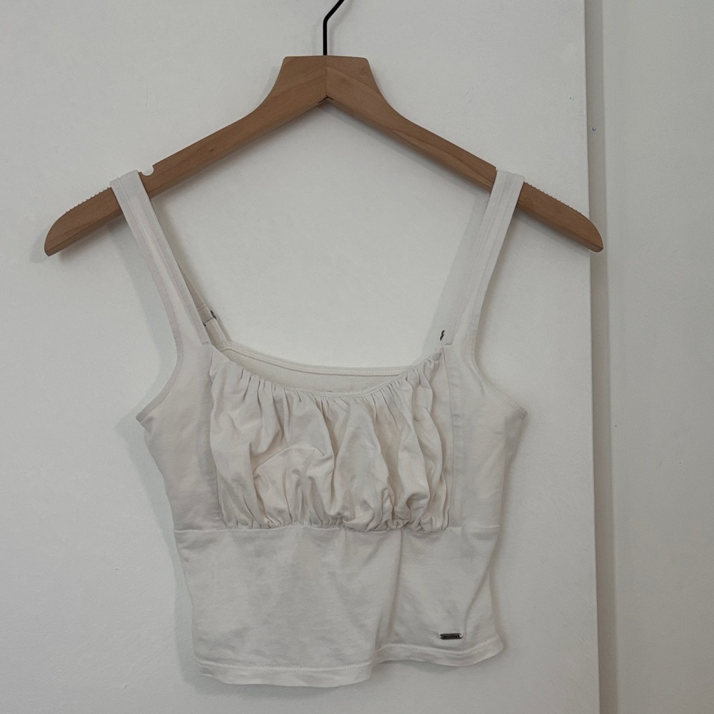 Hollister Must-Have Ruched Crop Cami